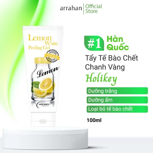 Tẩy Tế Bào chết Chanh Vàng cung chấp Vitamin C cho làn da trắng sáng (100ml)Holikey Lemon White Peeling Gel(100ml)